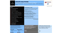 Desktop Screenshot of groupesolutions.fr